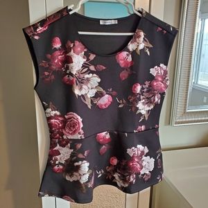 Structured Peplum Top